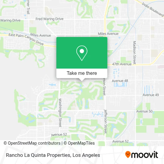 Rancho La Quinta Properties map