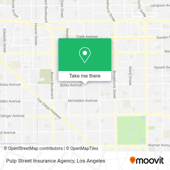 Pulp Street Insurance Agency map