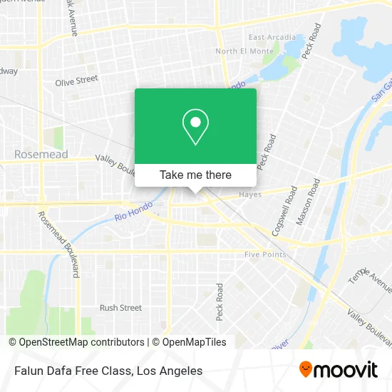 Falun Dafa Free Class map