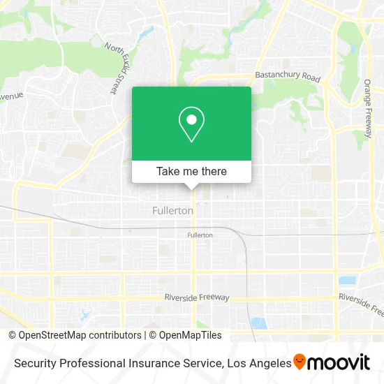 Security Professional Insurance Service map