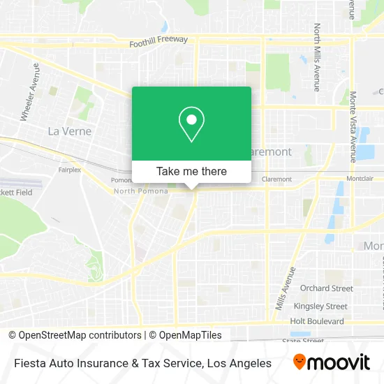 Fiesta Auto Insurance & Tax Service map