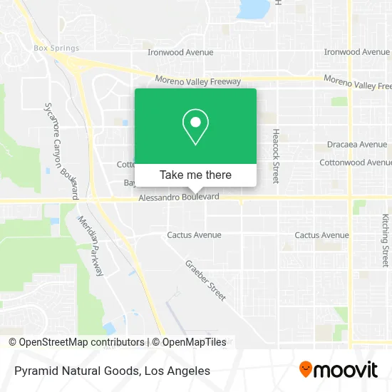 Pyramid Natural Goods map