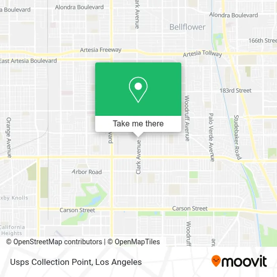 Usps Collection Point map