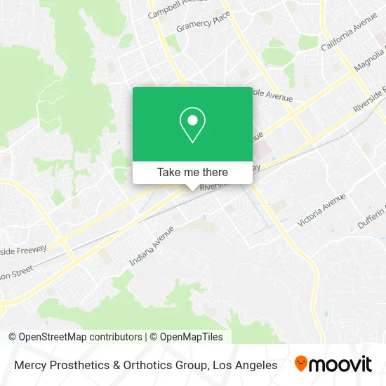 Mercy Prosthetics & Orthotics Group map