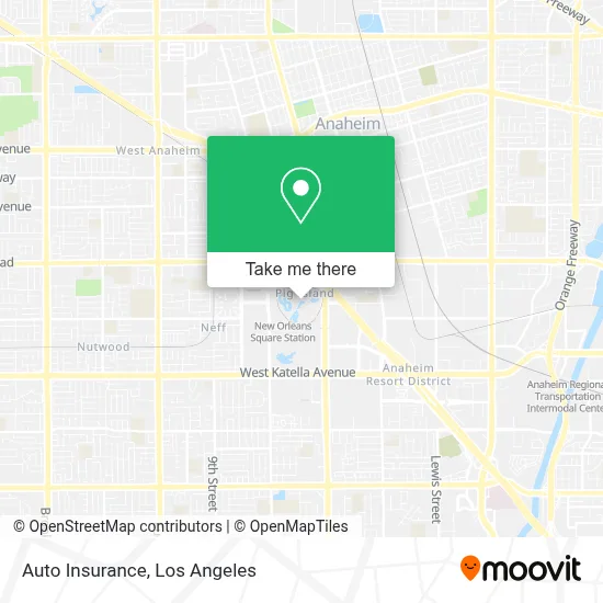 Auto Insurance map
