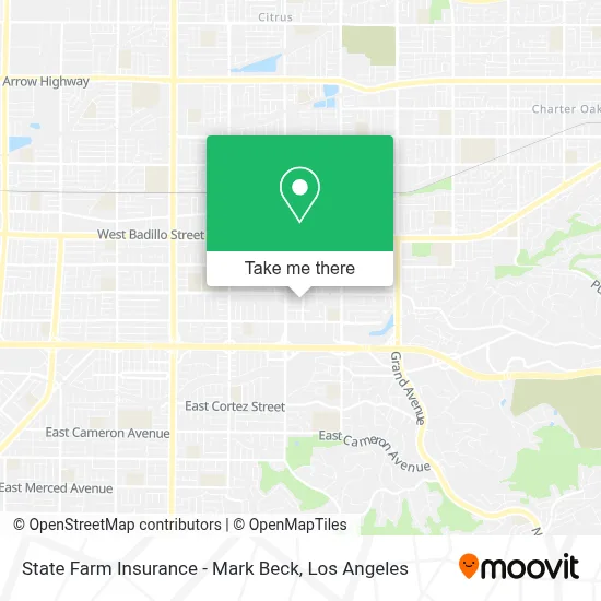 State Farm Insurance - Mark Beck map
