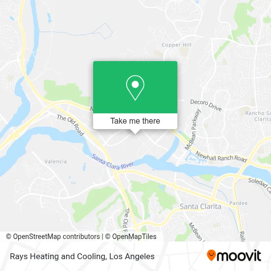 Rays Heating and Cooling map