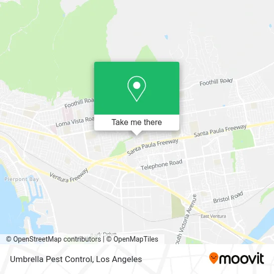 Umbrella Pest Control map