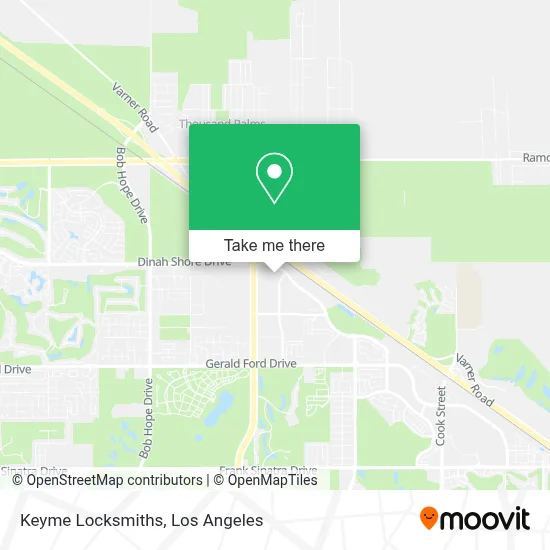 Keyme Locksmiths map