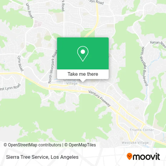 Sierra Tree Service map