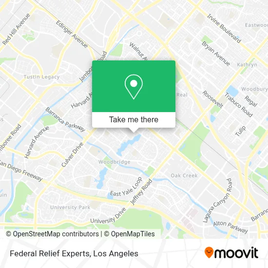 Federal Relief Experts map