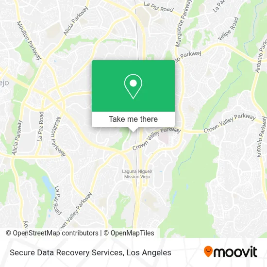 Secure Data Recovery Services map