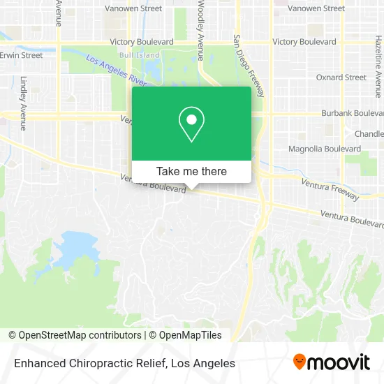 Enhanced Chiropractic Relief map