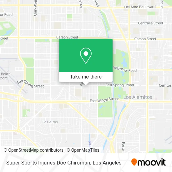 Super Sports Injuries Doc Chiroman map