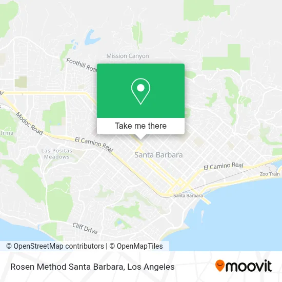 Mapa de Rosen Method Santa Barbara