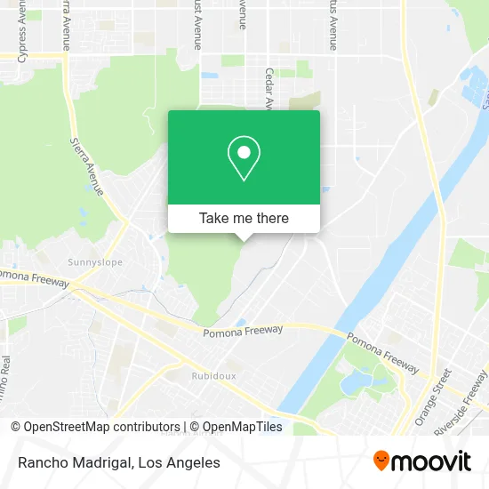 Rancho Madrigal map
