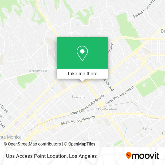 Ups Access Point Location map