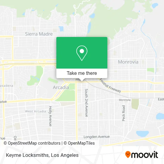 Keyme Locksmiths map