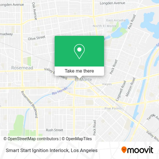 Smart Start Ignition Interlock map