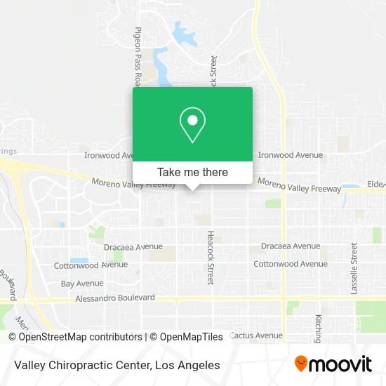 Valley Chiropractic Center map