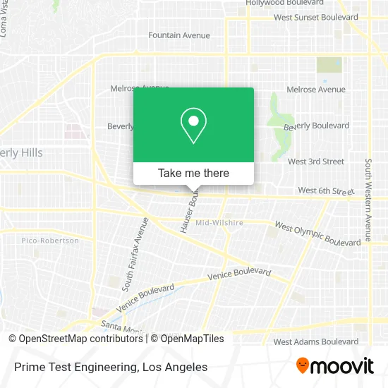 Prime Test Engineering map
