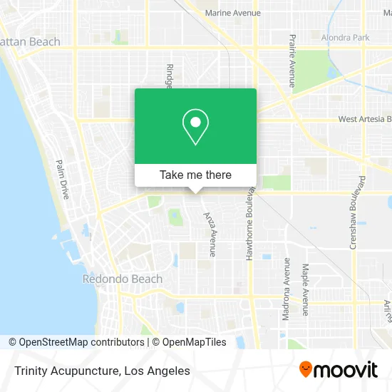 Trinity Acupuncture map