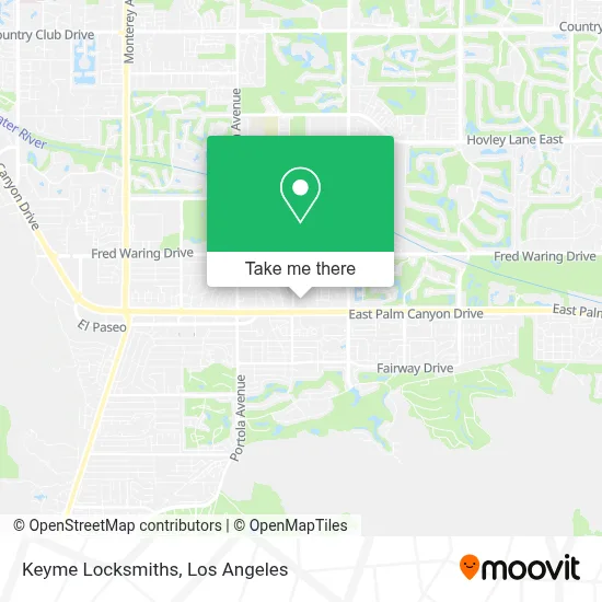 Keyme Locksmiths map