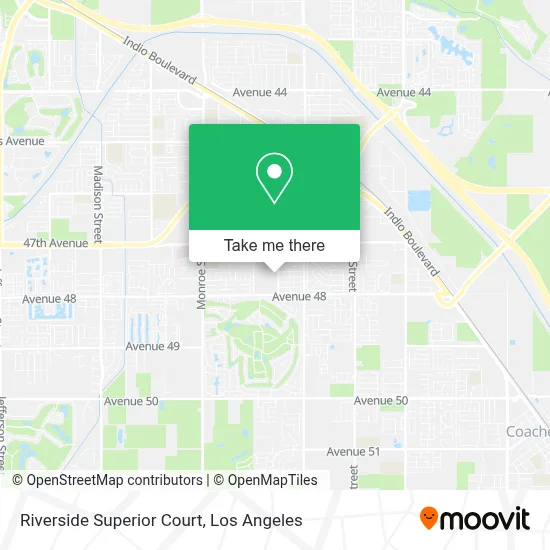 Riverside Superior Court map
