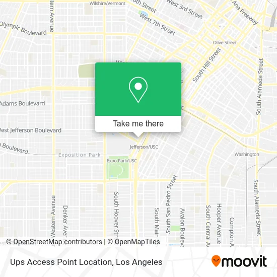 Ups Access Point Location map