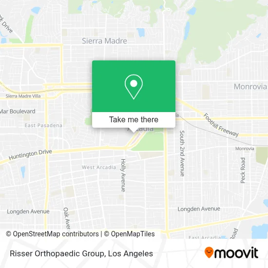 Risser Orthopaedic Group map