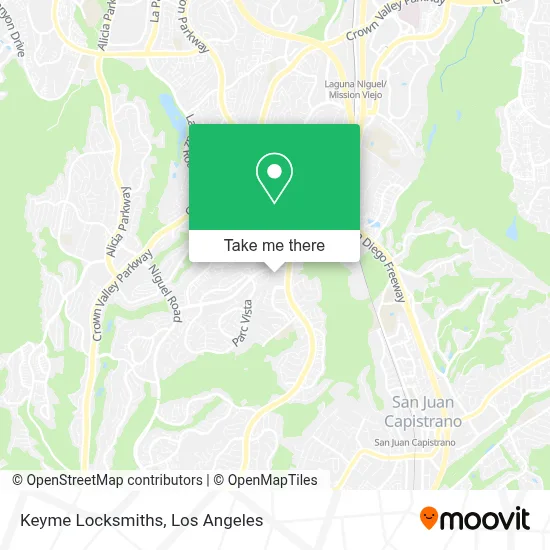 Keyme Locksmiths map