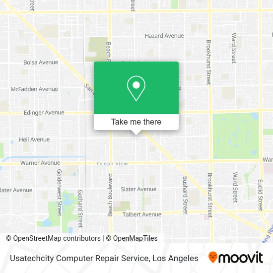 Usatechcity Computer Repair Service map
