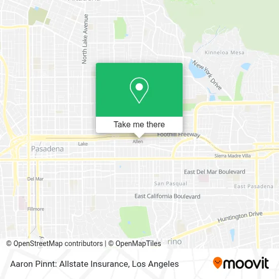 Aaron Pinnt: Allstate Insurance map