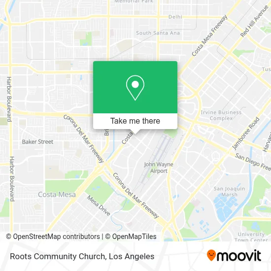 Roots Community Church map