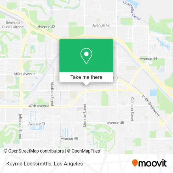 Keyme Locksmiths map