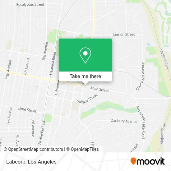 Labcorp map