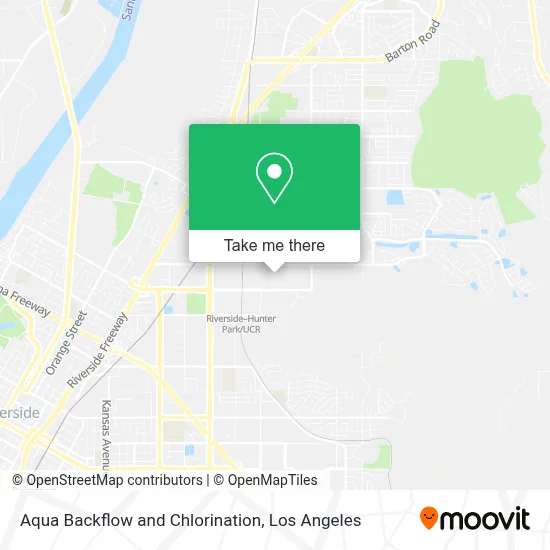 Aqua Backflow and Chlorination map