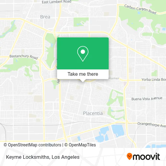 Keyme Locksmiths map