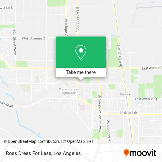 Ross Dress For Less map
