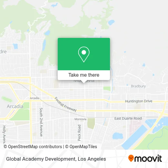 Global Academy Development map