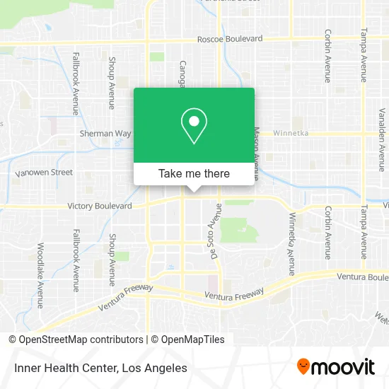 Inner Health Center map