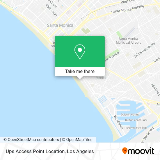 Ups Access Point Location map