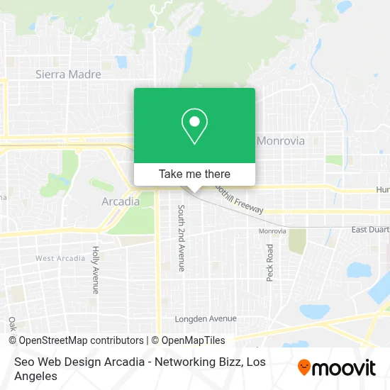 Seo Web Design Arcadia - Networking Bizz map