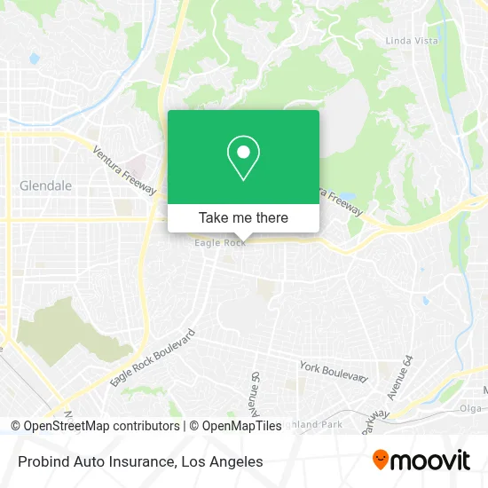 Probind Auto Insurance map