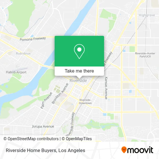 Riverside Home Buyers map
