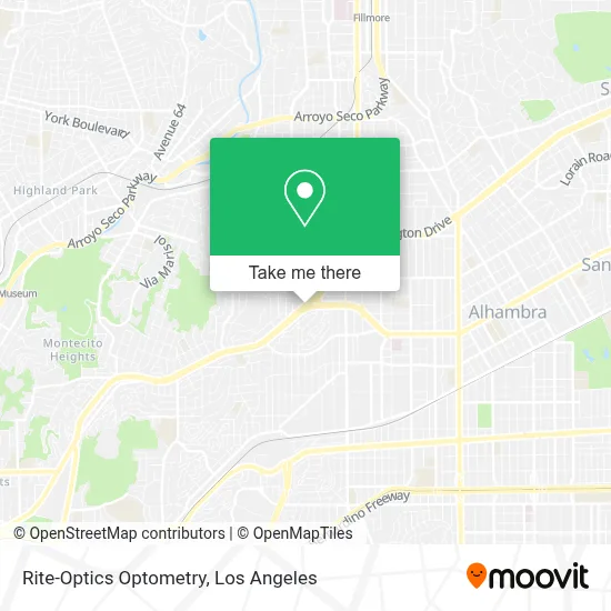 Rite-Optics Optometry map
