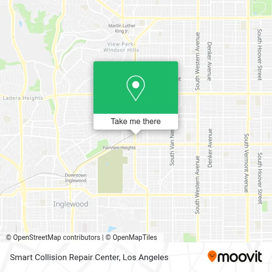 Smart Collision Repair Center map