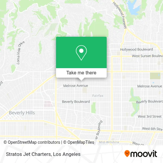 Stratos Jet Charters map