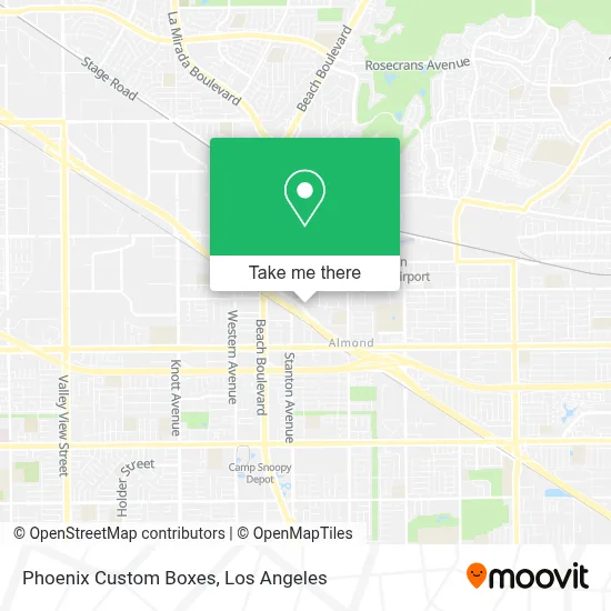 Phoenix Custom Boxes map
