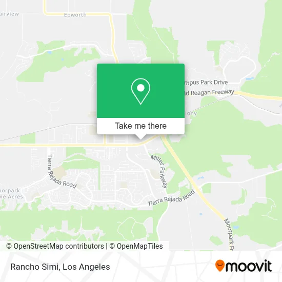 Rancho Simi map